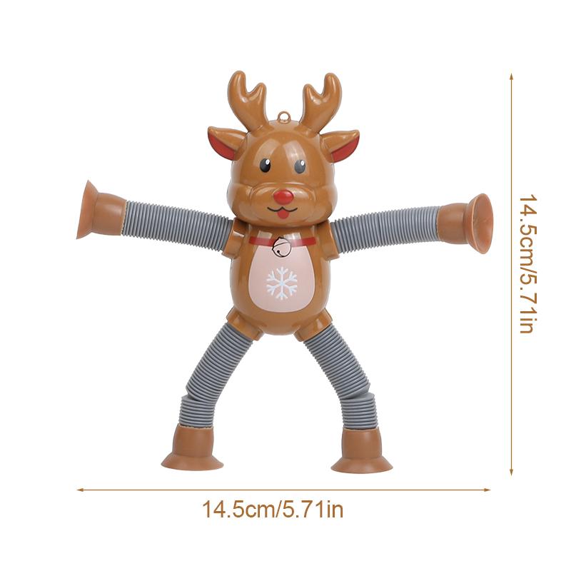 Santa Claus Extendable Pendants Christmas Decoration for Home 2025 Xmas Tree Hanging Ornaments Navidad New Year 2026 Kids Gifts