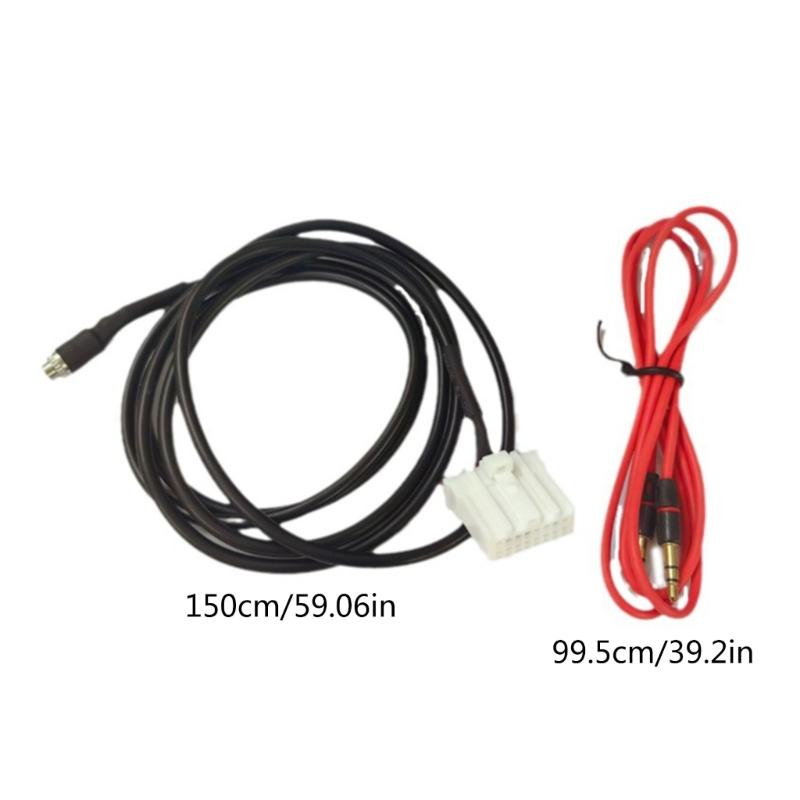 AUX Female Adapter Cable Radio Female AUX Connectings Cable for 2/3/5/6 MX5 RX8 Pentium B70
