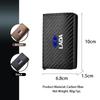Carbon Fiber Pattern Auto Pop-up Card Case Bank Cardholder For Lada Priora Sedan Sport Granta Vesta Niva o Largus Vaz Samara 2111