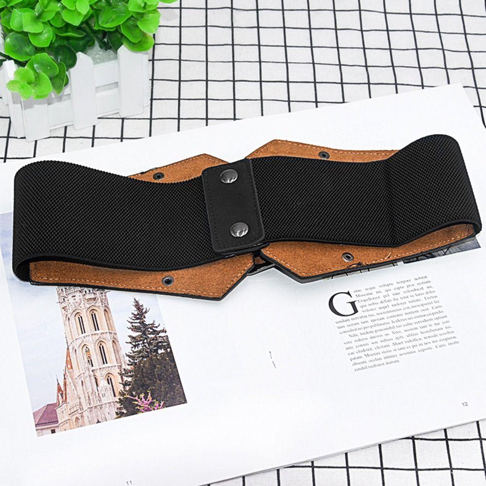 Leather Wide Side Dress Decoration Waist Belts Korean Waist Strap Coat Decoration Women Waistband