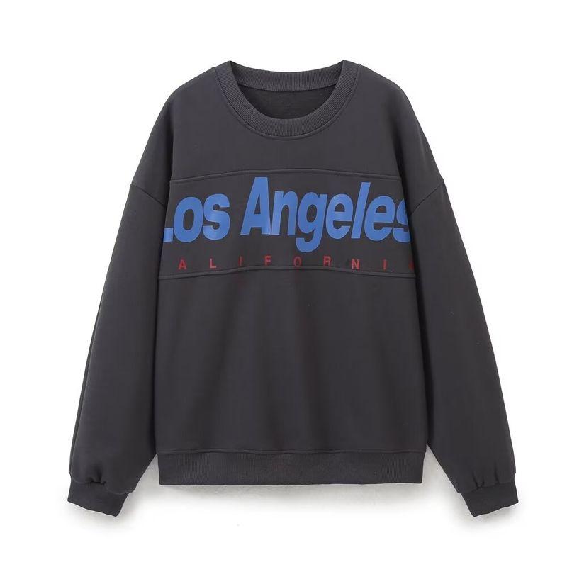 Kaslead New Arrival Women's Clothing Fashion Style Fashion Printing Washed Sweatshirt Pants 0347810 0347811