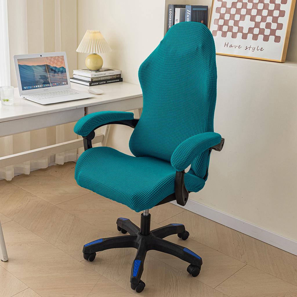 Simple Home Gaming Chair Covers Elastic Backrest Armrests Covers Computer Game Durable Stretch Chair Cover Office Chair