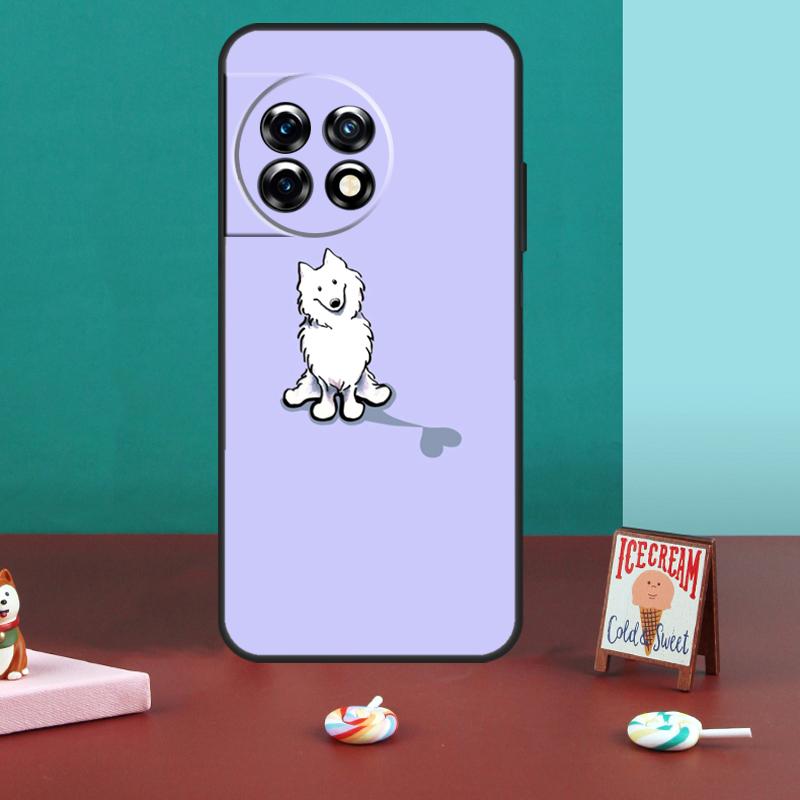 

Cartoon Samoyed Dog For OnePlus 13R 12R 10R 13T 10T 8T 11 12 13 15 Case For OnePlus Nord 5 CE 2 3 4 Lite N20 N30 OnePlus Nord 4