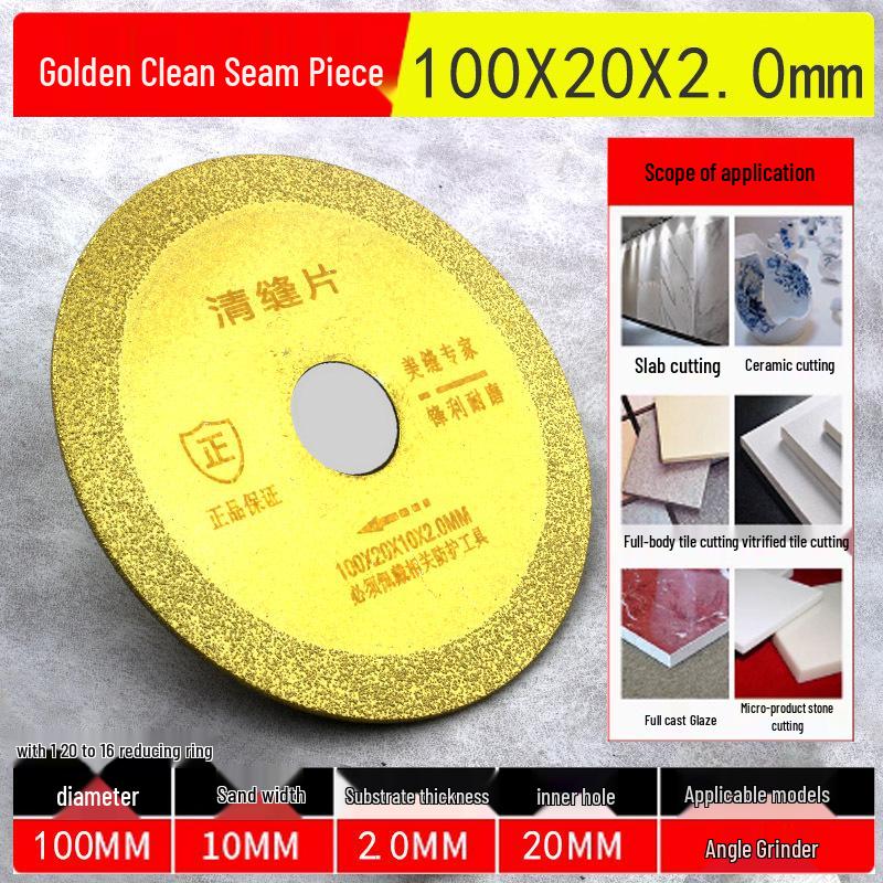 Diamond Cutting & Grinding Disc Set for Electric Drills: Small Saw Blade for Tile, Grout, Stone, and Carving.