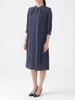 Transwork Washable Spirit Geometric Print Dress Size 40 Blue U1J03510__ (20)