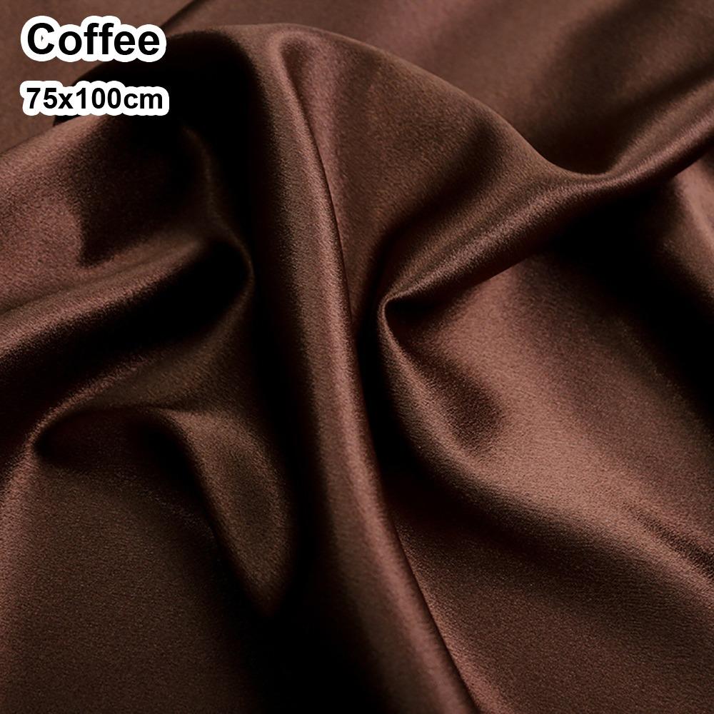 

1Pcs 75x100cm Crystal Satin Props Nail Polish Glossy Fabric Photo Background Cloth Smooth Handheld Decoration Cloth кофейный