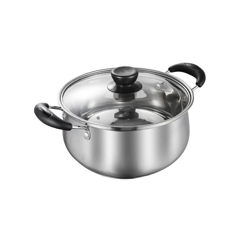 BST-115D 304 Stainless Steel 20cm Stockpot