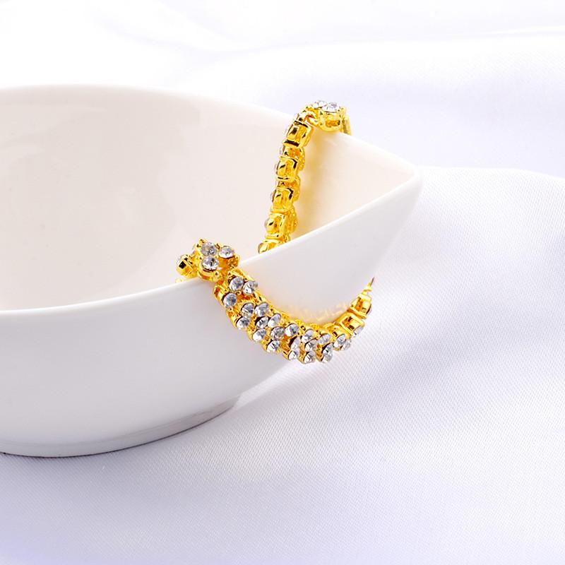 Fashion Crystal Roman Chain Bracelet With Sparkling Water Diamonds For Engagement Parties