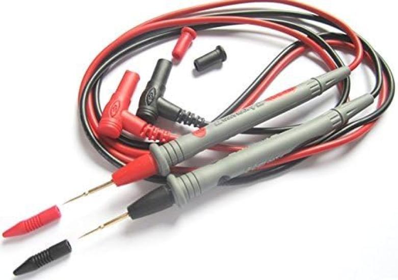 

TOSNEO Тестер 20A Позолочена Ультратонка Голка Червоно-Чорний Набір Провідників, Сумісний, Тип, 1000V20A, (Т-03)