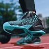 Big Size 36-48 Basketball Sneakers Breathable Mesh Basketball Shoes Shock-Absorbant High-top Sneakers Competition Training Shoes
