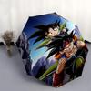 1pc Dragon Ball Z Goku & Vegeta Automatic Opening Folding Umbrella 3 Fold Design with Iron Frame Outdoor Perfect Gift for Fans, Travelers, Everyday Us