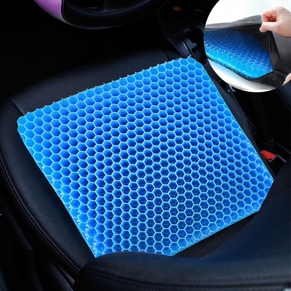 Gel Seat Cushion Honeycomb Breathable Automotive Summer Decompression Pad for Back Tailbone Pain Home Office Wheelchair