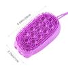 Soft Silicone Body Brush Scrubber Wash Bath Shower Exfoliating Skin Fit For Shampoo Massage Brush Cleaning Bathing Tool