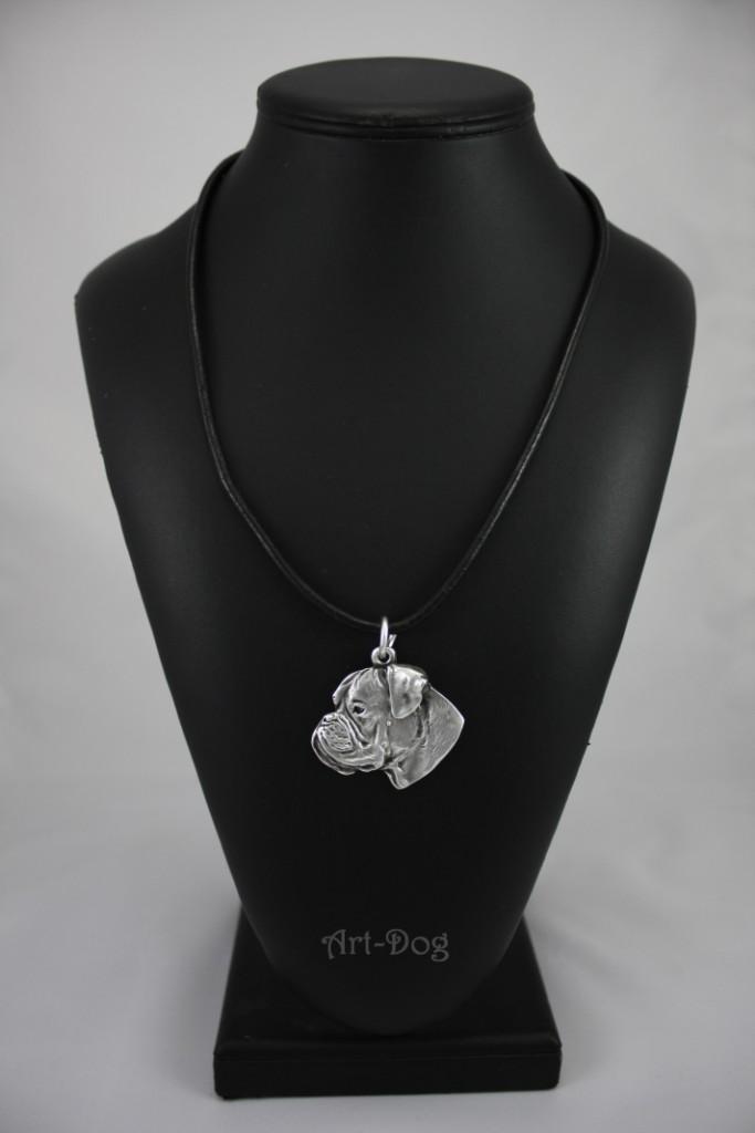 Boxer, German Boxer III – Dog Necklace In Gift Box, Silver-plated Locket for Dog Fan | Art-Dog