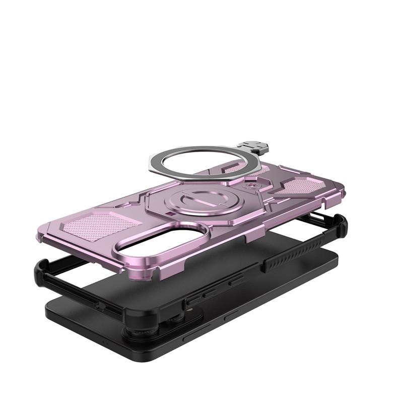 For Samsung Galaxy S25 Edge Case Samsung S25 Edge Cover Holder Magnetic Wireless Charging Protective Phone Cases On S25 Edge