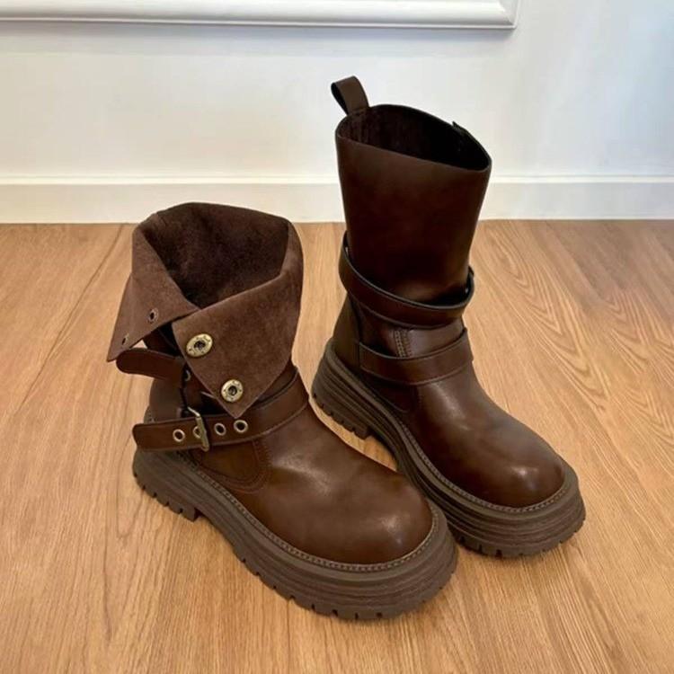 New Women Boots Heightened Thick-soled Boots Fashionable Women Shoes Fashionable Sexy Punk Optical Shoes Winter Boots 6961
