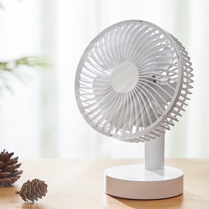 Cassidov 6-Zoll wiederaufladbarer USB-Oszillations-Schreibtischventilator mit langer Akkulaufzeit