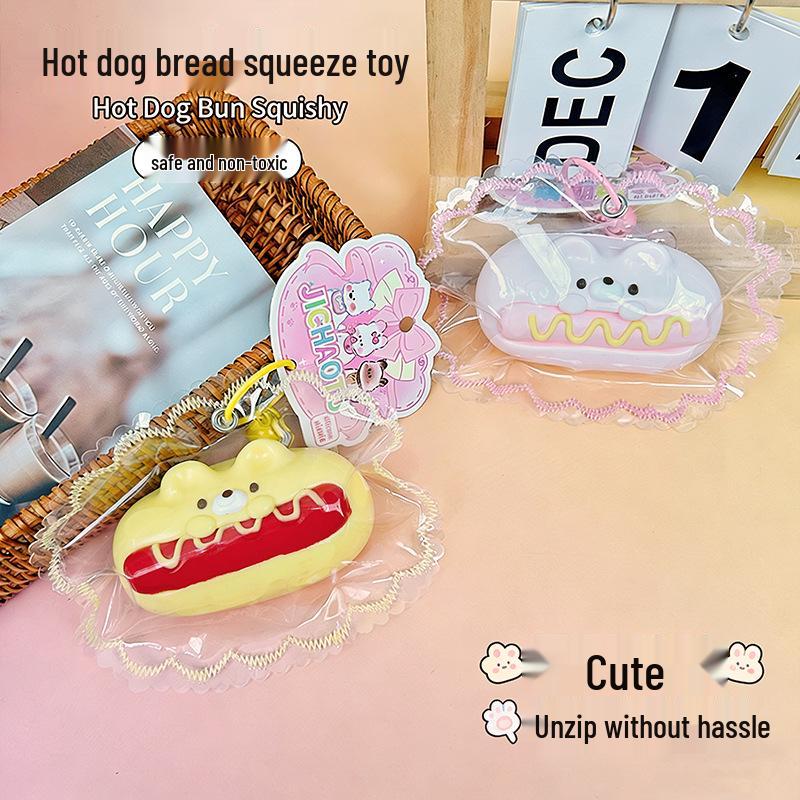 Handmade Silicone Little Bear Squeeze Toy for Stress Relief