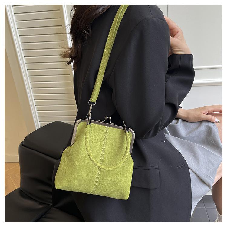 Neue Mode Kontrastfarbe Muschel Tasche für Damen, Vintage Stil Crossbody Schultertasche, Lässige Pendler Handtasche für den täglichen Gebrauch CLE