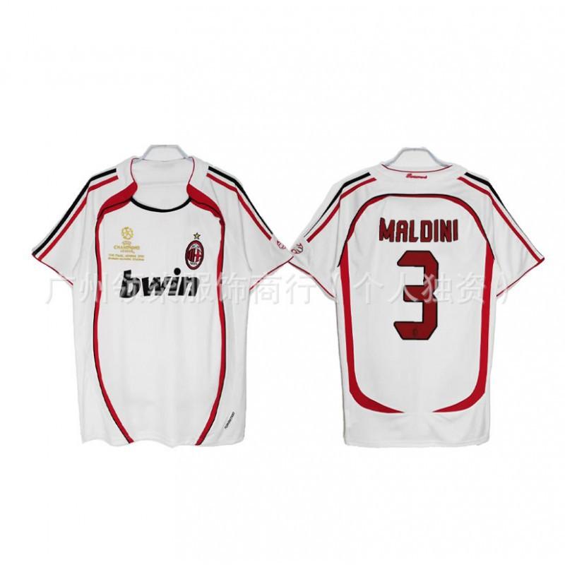 AC Milan Retro Jersey 0607 Season Kaka Maldini Ronaldinho Pirlo Collectibles Football
