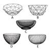 Metal Fruit Vegetable Storage Bowls Kitchen Egg Baskets Holder Nordic Minimalism N12 20 Dropship