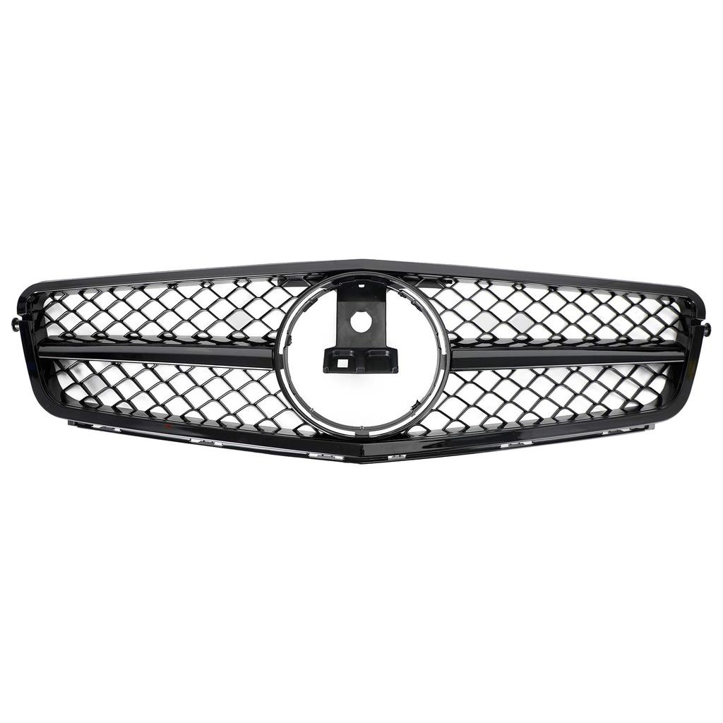Front Bumper Grille Grill Fit C-Class Benz W204 C300 C350 2008-2014