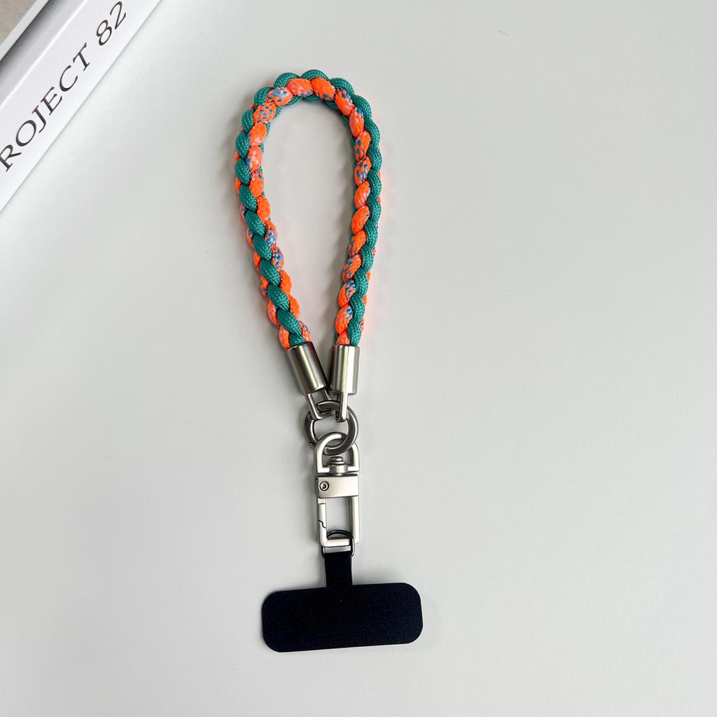 Creative Hand-Woven Mobile Phone Lanyards, Wristbands, Short Rope Strings, Pearl Jewelry, Pendants, Safety Anti-Loss Ropes