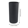 Flexible Inserted Design Kitchen Cutter Holder Ribbed Round Universal Cutter Block Breathable Vertical Kitchen Cutter Organizer