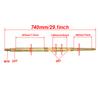 740mm - 428 - 37T Kit ax spate ATV go-kart STD 20mm ansamblu complet cu butuc de sarcină disc de frână pinion