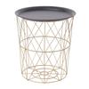 Metal Detachable Tea Table, which has Large Storage Capacity, is Suitable for Home and Office Table