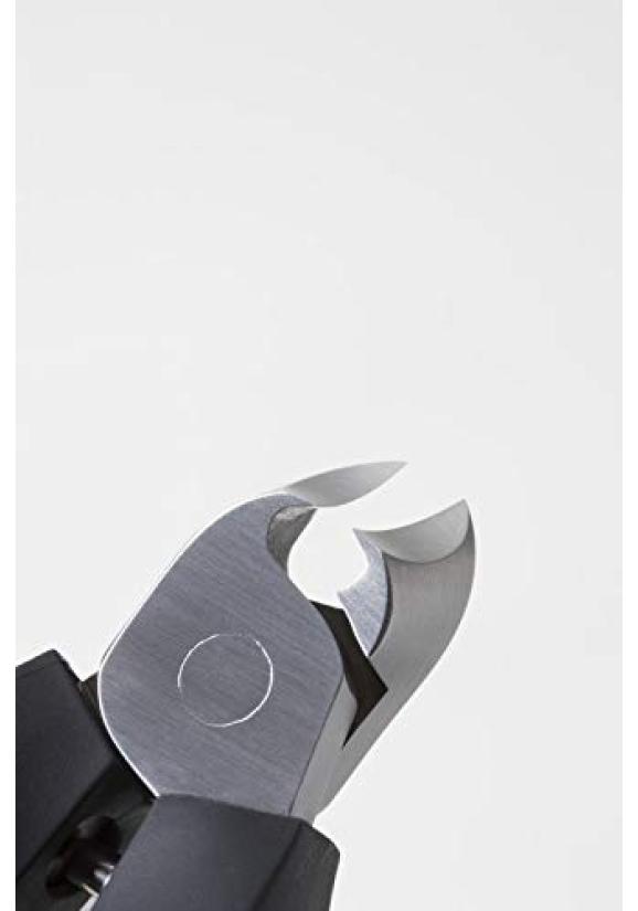 SUWADA Nail Clippers Soft Slim with Resin Grip for Grip Non-Slip