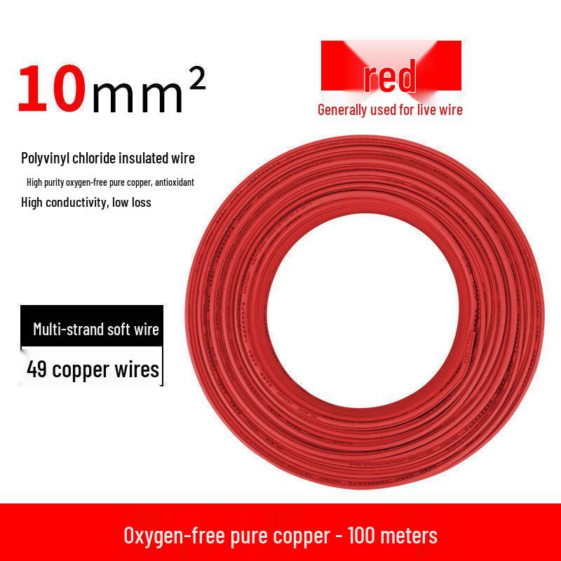 Multi-core BVR Cable - 1.5-6 Sq Mm, Pure Copper, Flame Retardant, Flexible, National Standard