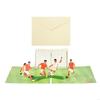 Football Foldable Greeting Cards For Scottish Premier Leagues Fan Customizable Message For Soccer Supporters Keepsakes