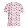 Cute Ladybug 3D Printed T-shirt For Men Round Neck Short-sleeved Tees Summer Fashion Kids Cartoon Insect Graphic Tops T Shirt