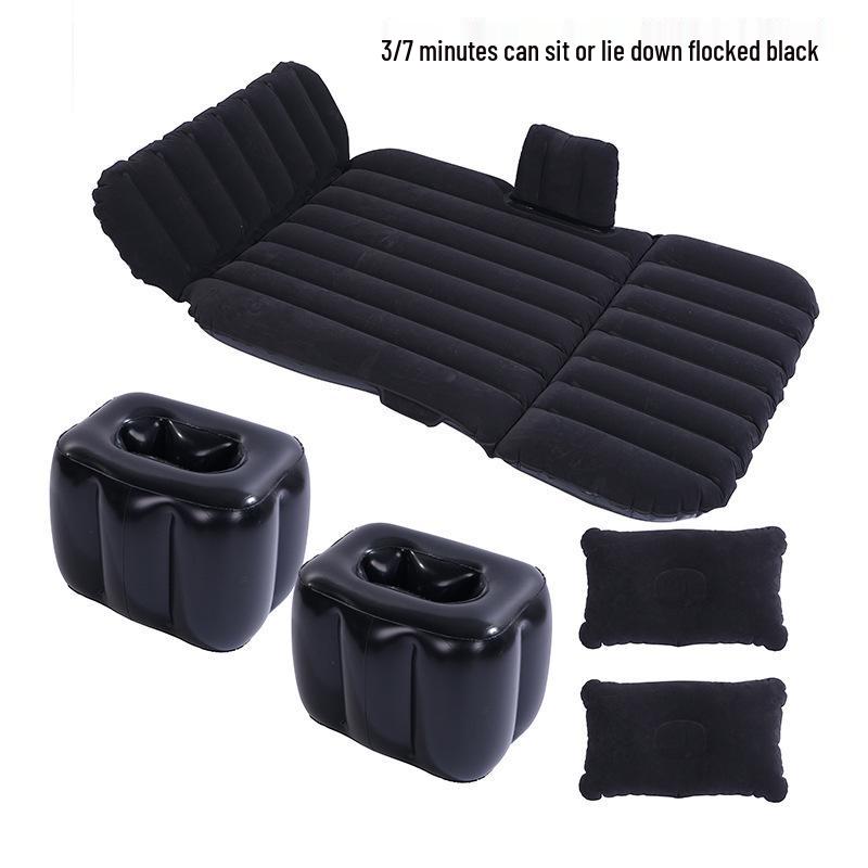 Thickened Car Inflatable Travel Mattress: Rear Seat Folding Bed for SUVs & Sedans
