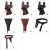 Medievals Knights Costume Halloween Knights Pirate Cosplay Costume Renaissances Costume Accessories Belt Swords Frogs