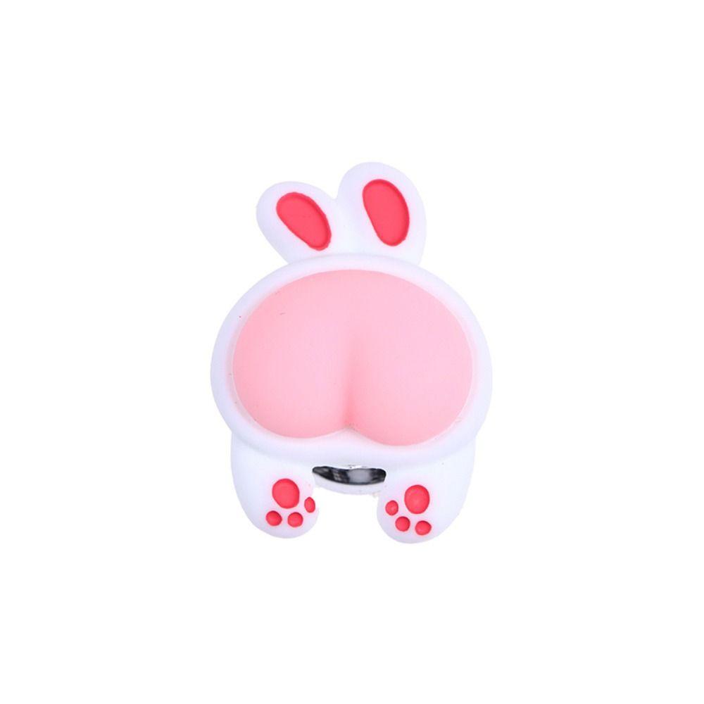 Cute Toilet Button Nail Protector Water Press Flush Button Auxiliary Device Toilet Press  Women