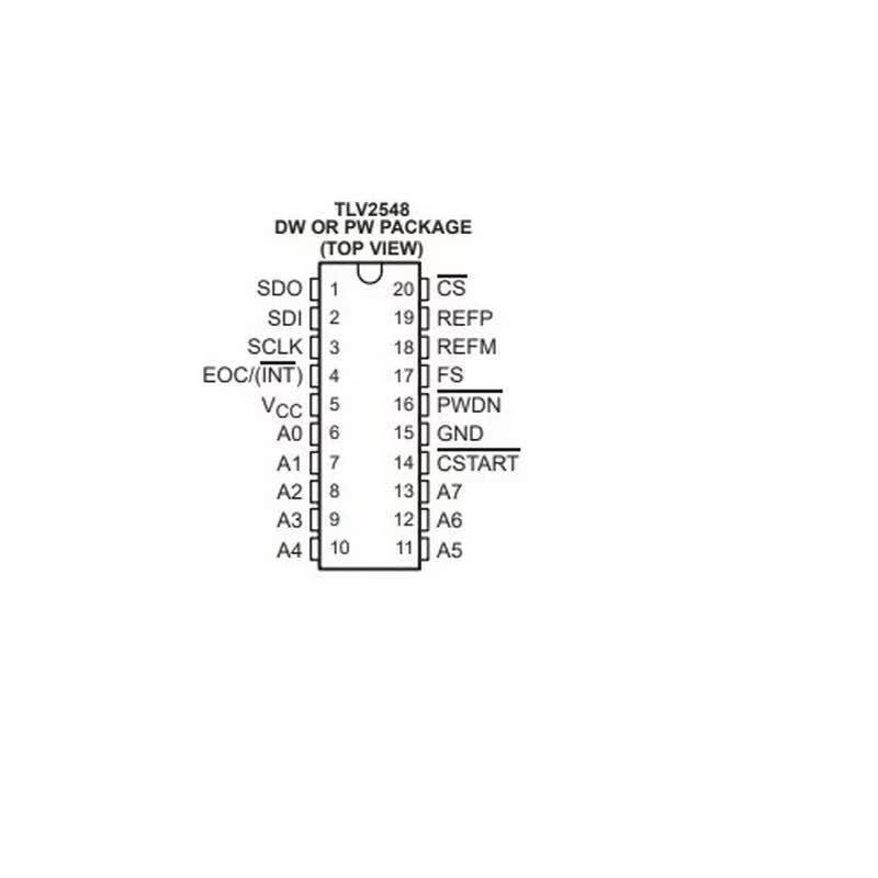 TI TLV2548IDWR Analog-to-Digital Converter