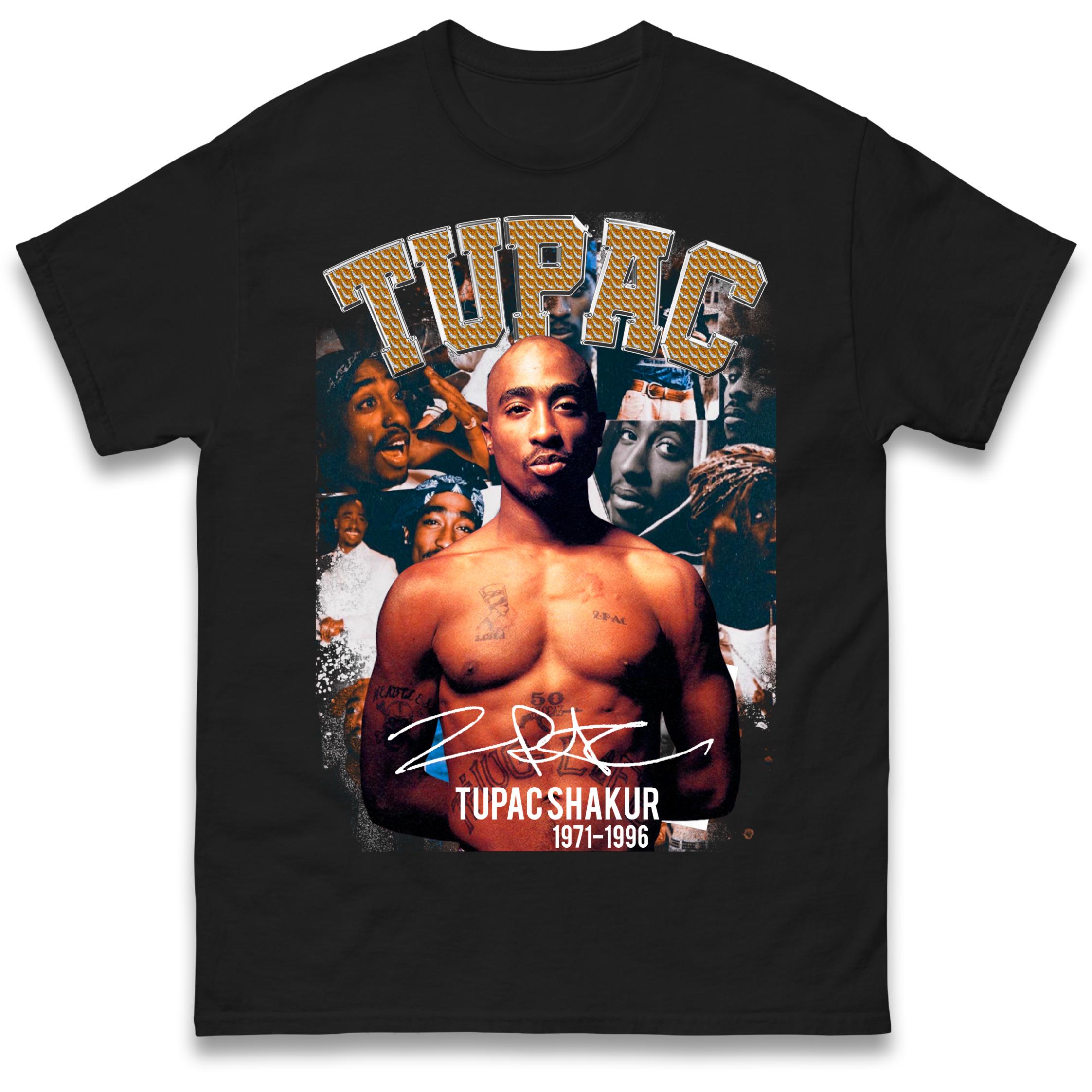 Tupac Shakur 1971-1996 T-Shirt Tshirt Mens Womens Tops Unisex Tees 100% Cotton 4XL