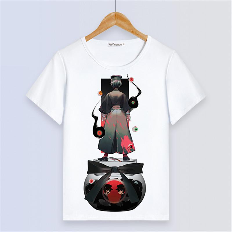 Toilet-Bound Hanako-kun Cartoon Women Cute Tshirt Short Sleeve Tops Women 2020 Summer T-shirts Harajuku Couple Clothes