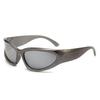 New Y2K Sports Punk Sunglasses Women Men Square Goggle Luxury Brand Sun Glasses UV400 Colorful Mirror Fashion Eyewear