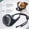 Soft Neoprene Mesh Dog Muzzle for Small Breeds, Adjustable Breathable Anti-Bite Cover with Quick-Lock Cord