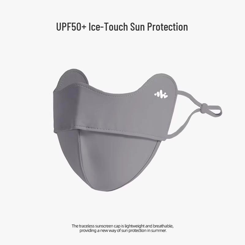 Women's 2026 Ice Silk Sunshade Mask - Breathable, UV-Protected, Stylish 3D Design