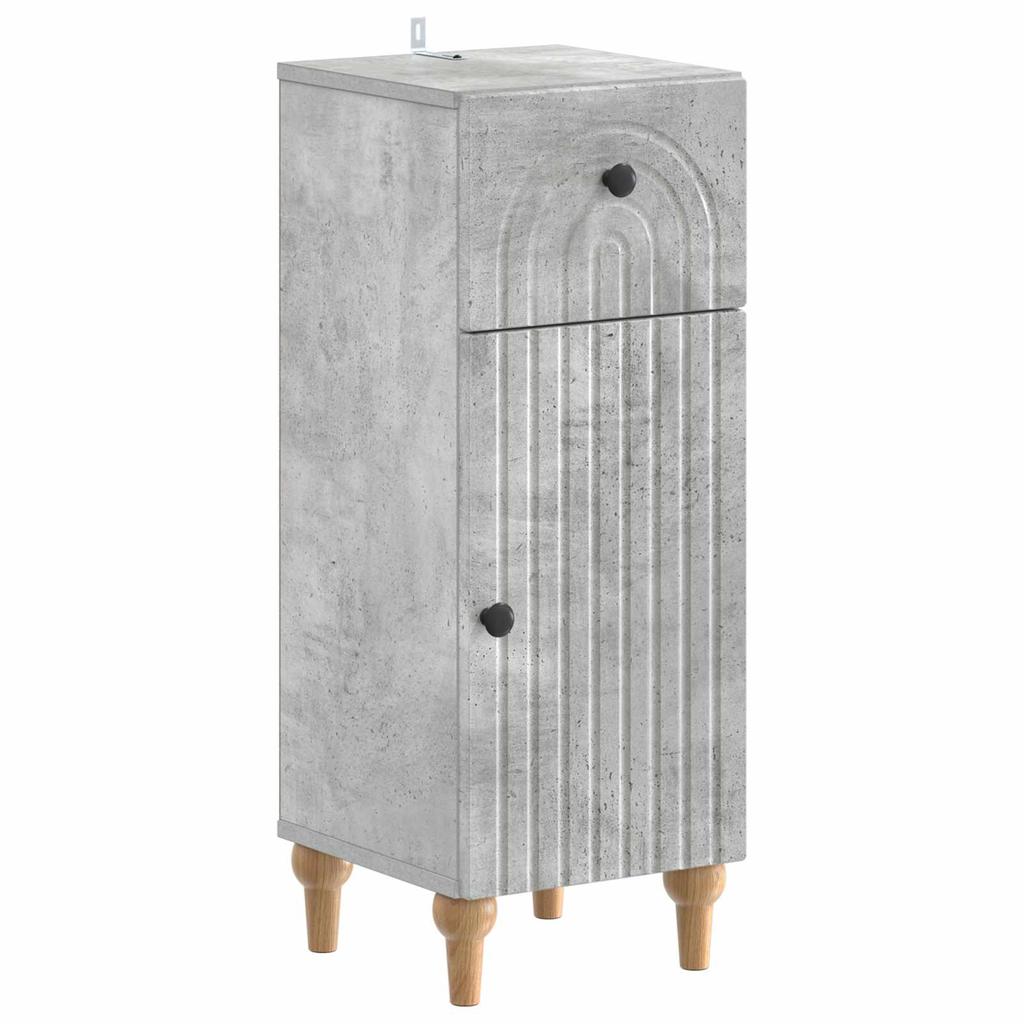 Bathroom Storage Cabinet ALKMAAR Concrete Grey