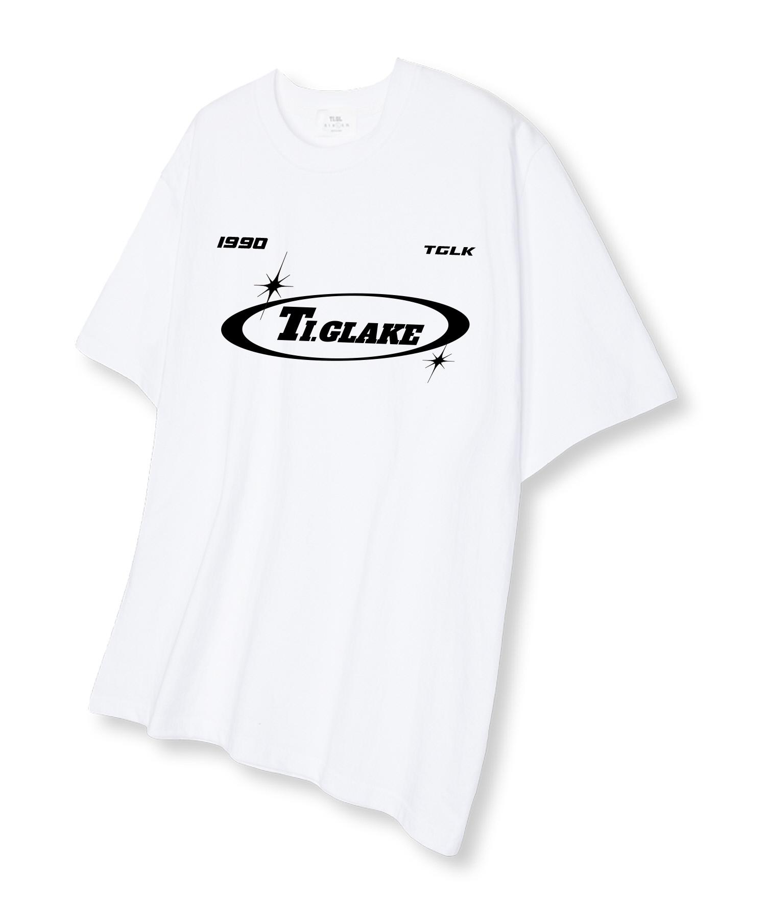 Tee Glake Tusporty Oversized Short Sleeve T-Shirt White L