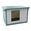 Multifunction Pet House Wther Resistance Flat Roof Waterproof Brthable Cat House for 4 Ssons
