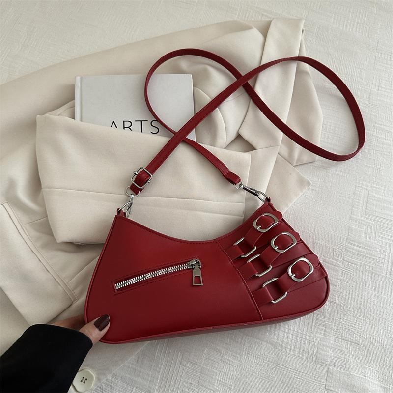 Fashionable and Casual Underarm Handbag for Women Stylish Luxury Design Female Shoulder Crossbody Bag AVE