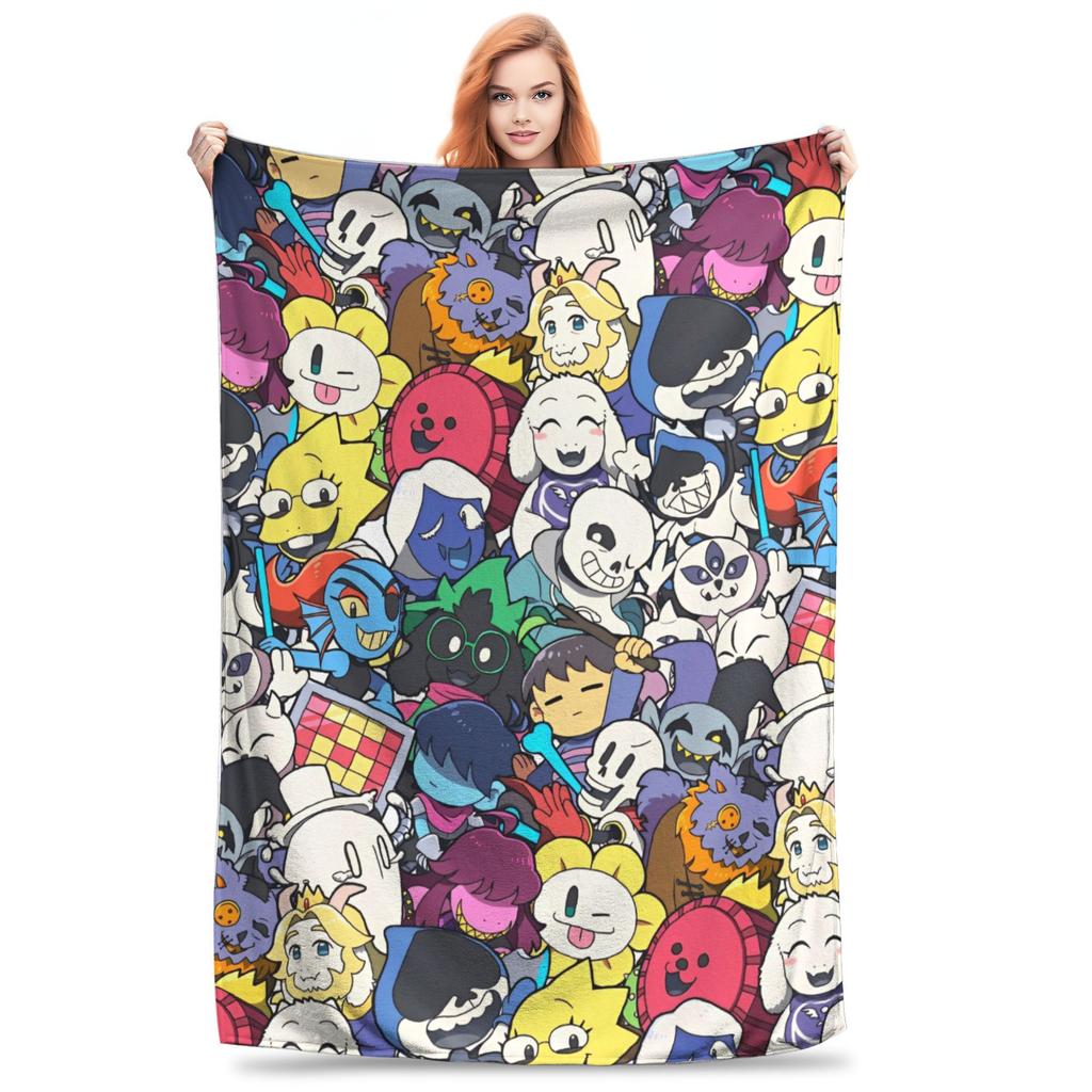 שמיכת פליז טנה דלתארון למשחק עונת האביב/סתיו שמיכה רכה רב-תכליתית למיטה, חדר שינה, מצעים, שמיכות זריקה