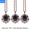 European and American retro personalized fashion hollow lace natural crystal stone water drop pendant green aventurine necklace jewelry
