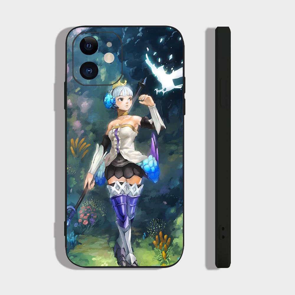 Gwendolyn Game Animation O-Odin Sphere Phone Case For IPhone 17 Air 16 15 14 13 Pro Max 11 12 Black Silicone Cover IPHONE 14PLUS